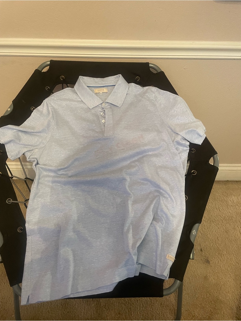 Mason Men's Sky Blue Heather Polo